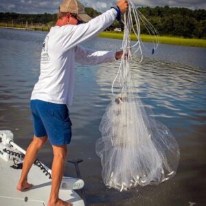 GS 1500 5/8 Mesh Deepwater Taped Cast Net