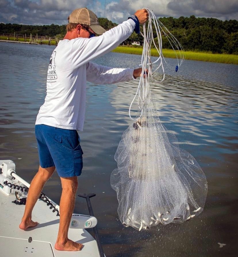 Cast Net - 8ft Nylon with lead weights (Malaysia), Sports