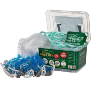 Fitec 11780 Ultra Spreader Cast Net 8 ft Radius 5/8 Mesh