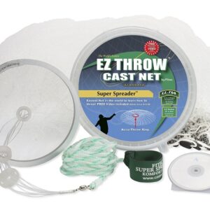 EZ THROW 750, Clear Mono, Non-Lead Weights - Cast Nets by Fitec