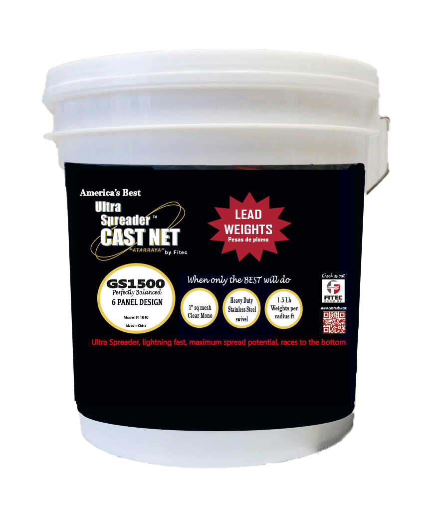 8- Bait Mono Cast Net 1-4- Mesh